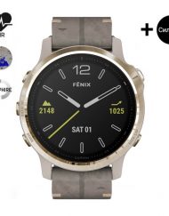 Часовник Garmin Fenix 6S Sapphire Light Gold 010-02159-40