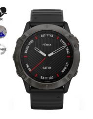 Часовник Garmin Fenix 6X Sapphire Carbon Gray DLC 010-02157-11