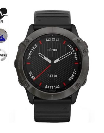 Часовник Garmin Fenix 6X Sapphire Carbon Gray DLC 010-02157-11