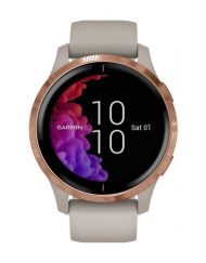 Часовник Garmin Venu Light Sand/Rose Gold 010-02173-24