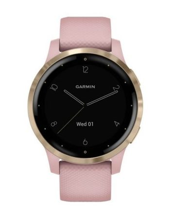 Часовник Garmin Vivoactive 4S Dust Rose/Light Gold 010-02172-34