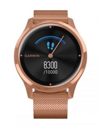 Часовник Garmin Vivomove Luxe Milanese/18K Rose Gold 010-02241-23