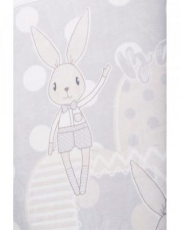 KIKKABOO Много меко зимно одеяло 110/140 см. RABBITS GREY 31103020059