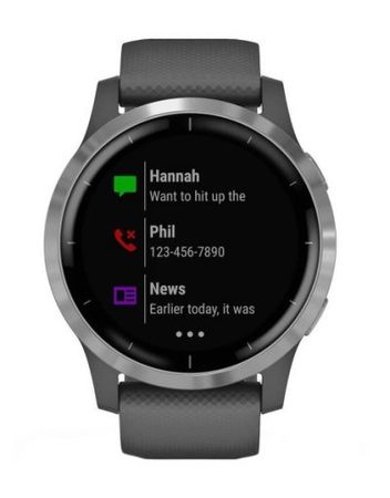 Часовник Garmin Vivoactive 4 Shadow Grey/Silver 010-02174-04