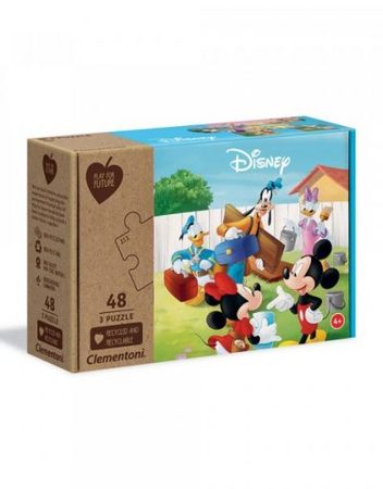 CLEMENTONI 3x48ч. Play For Future Пъзел Mickey Mouse 25256