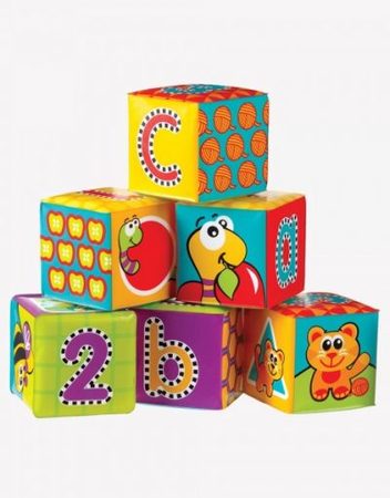 Playgro Меки кубчета за баня 123 6+м PG.0531