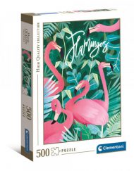 CLEMENTONI 500ч. Пъзел Fantastic Animals Flamingos 35101