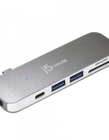 Docking Station, j5create JCD386, USB-C, 1x 4K HDMI, 1х USB-C, 2xUSB-A, SD micro слот (J5-JCD386)