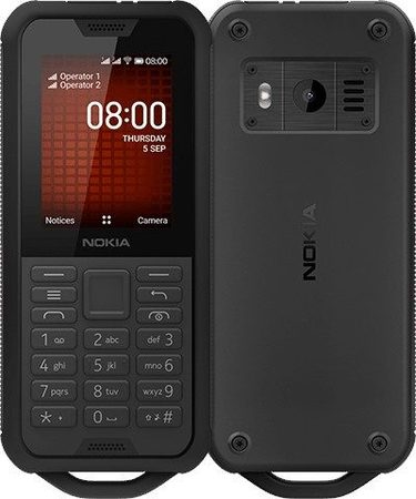 GSM, NOKIA 800, 2.4'', Dual SIM, Black (16CNTB01A06)