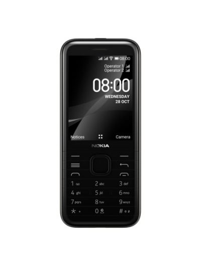 GSM, NOKIA 8000 4G, 2.8'', Dual SIM, Black (16LIOB01A20)