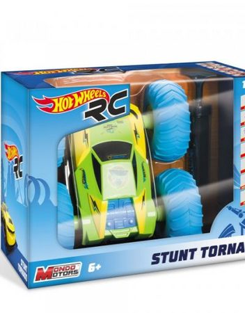 MONDO HOT WHEELS Кола с напомпващи се гуми R/C STUNT TORNADO 63441