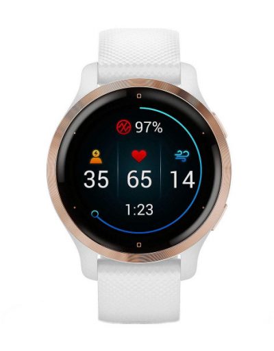 Часовник Garmin Venu 2S Rose Gold/White 010-02429-13