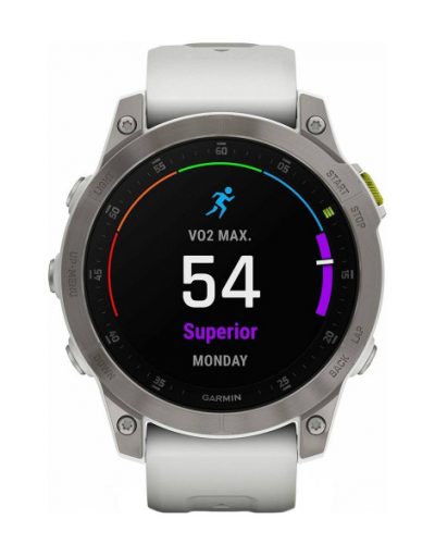 Часовник Garmin Epix Gen 2 Sapphire Carrera White/Titanium 010-02582-21