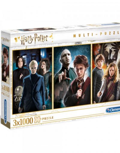 CLEMENTONI 3x1000ч. Пъзел Harry Potter 61884