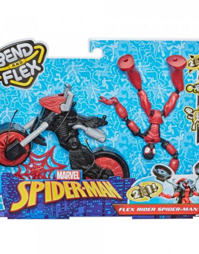 HASBRO BEND and FLEX Фигура SPIDER MAN с превозно средство F0236