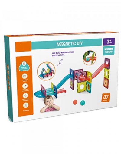 MAGNETIC DIY Магнитен конструктор с 4 топчета, 37 части 2106K583 / OTG0934663