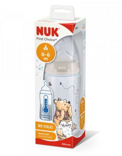 NUK FC Шише TEMPERATURE CONTROL 0-6м 300 мл DISNEY 10741022