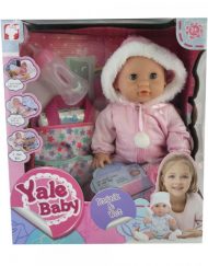 YALA BABY Кукла пишкаща 35см с чанта за пелени и зимна дрешка ZY1259659/YL1824Q