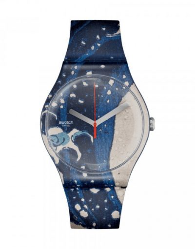 Часовник Swatch The Great Wave By Hokusai & Astrolabe SUOZ351