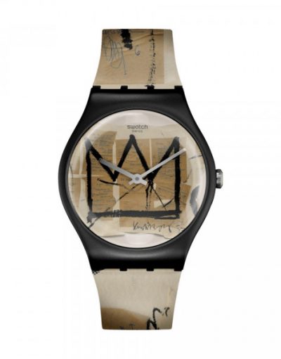 Часовник Swatch Untitled By Jean-Michel Basquiat SUOZ355